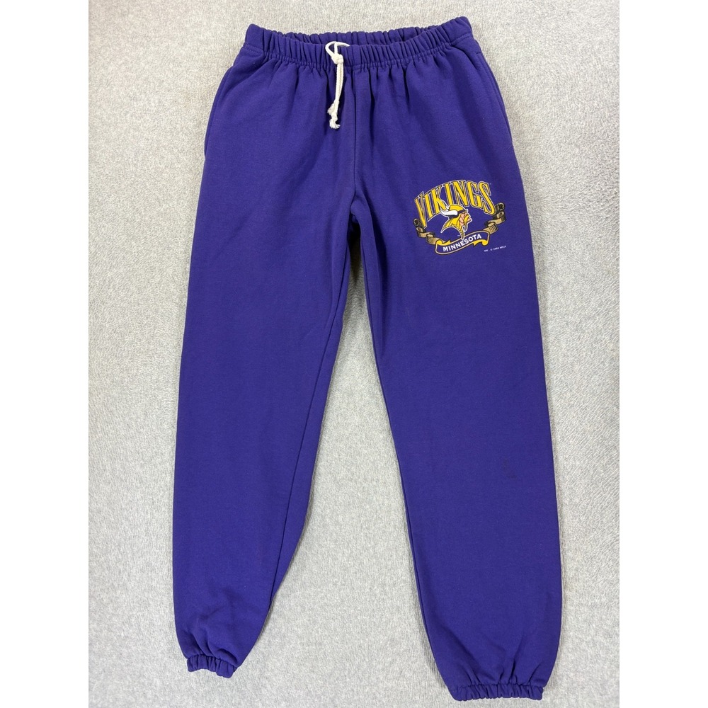 Minnesota Vikings‎ Nutmeg 1980's Football Sweatpants (Men's Medium) Purple